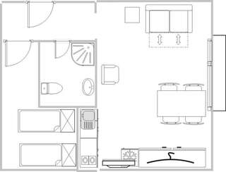 Апартаменты Grand-Tourist Center Point Apartments Гданьск Апартаменты с 1 спальней и балконом по адресу: 10 Heweliusza Street-39